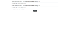 Desktop Screenshot of lists.tacklewarehouse.com