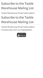 Mobile Screenshot of lists.tacklewarehouse.com